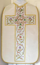 White Roman Vestment 9099
